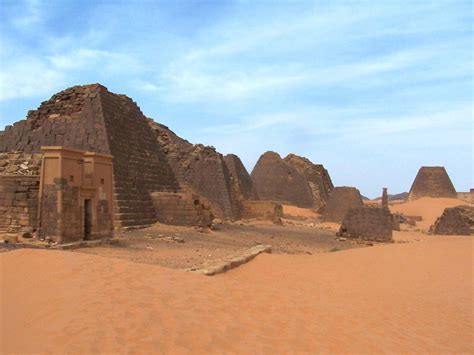 Ancient Nubian Pyramids In Sudan Africa Sola Rey