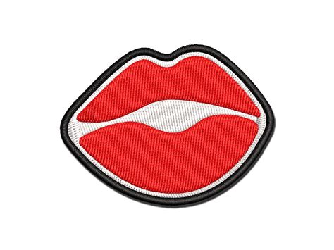 Kiss Lips Multi Color Embroidered Iron On Patch Applique Michaels