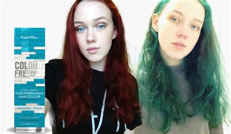 Red To Blue Hair Dye Fail Youtube