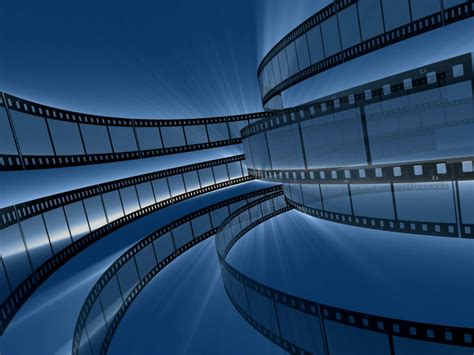 Rotating Film Reels Backgrounds Movie And Tv Templates Free Ppt