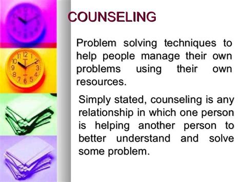 Role Of A Counselor