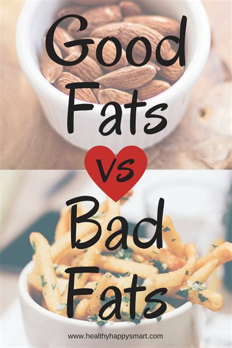 Good Fats Vs Bad Fats Handy Guide Healthyhappysmart