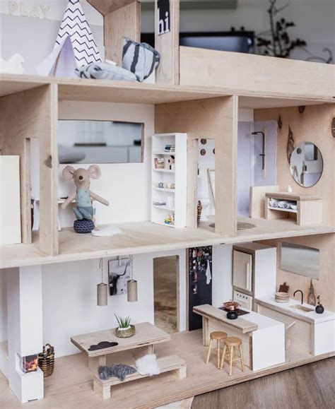 DIY Puppenhaus für Maileg Mäuse bauen mit Anleitung