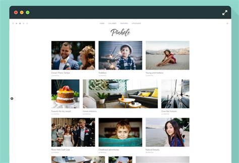 Photo Gallery Website Template Free