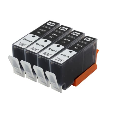 4 Pack 564xl Ink Cartridge For Hp Photosmart 7510 7515 7520 7525 5520