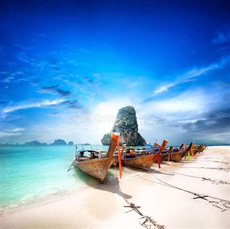 Thailand Beach On Tropical Island Beautiful Travel