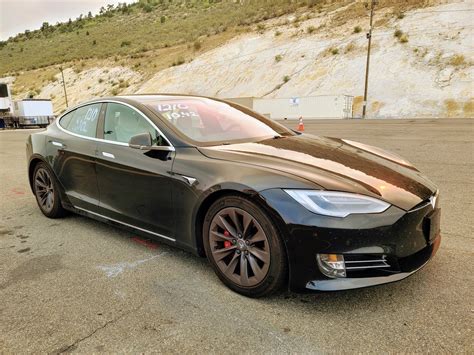 Stock 2020 Tesla Model S Performance 14 Mile Drag Racing Timeslip