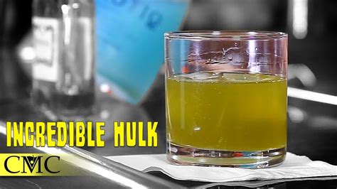 How To Make The Incredible Hulk Cocktail College Party Drinks