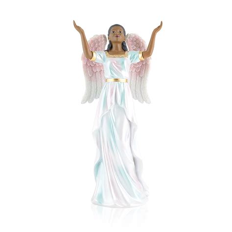Praise African American Angel Figurine Praise And Worship