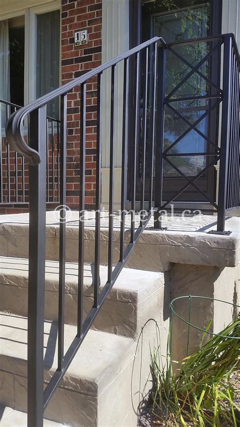 See more ideas about railing design, metal handrails, stairs design. Exterior Railings & Handrails for Stairs, Porches, Decks