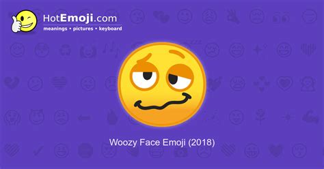 🥴 Woozy Face Emoji Meaning With Pictures From A To Z