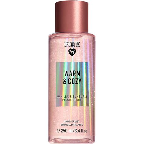 Victorias Secret Pink Warm And Cozy Shimmer Body Mist Womens Fragrances Beauty And Health