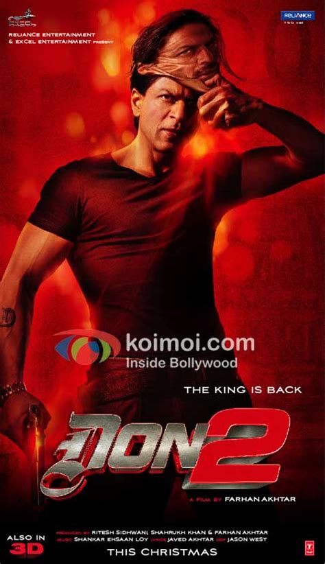 Shah Rukh Khans Don 2 New Poster Koimoi