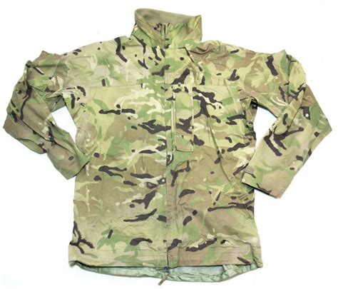 British Army Surplus Mvp Mtp Camouflage Lightweight Waterproof Jacket