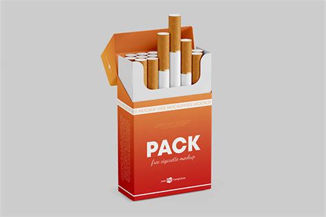 Free Cigarette Pack Mockup Set Free Psd Templates