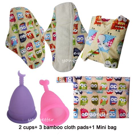 Buy Bamboo Cloth Menstrual Pads Soft Medical Grade