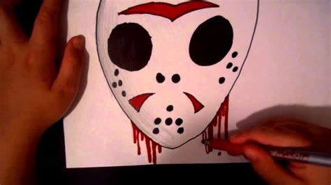 Cool Jason Mask Drawing Jason Voorhees Is Easily Becoming One Of My