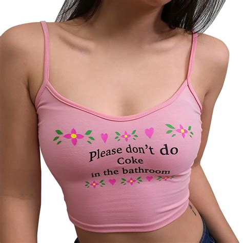 Sexy Women Crop Top 2018 Summer Honey Letter Print Strap Tank Tops Cropped Feminino Ladies Vest