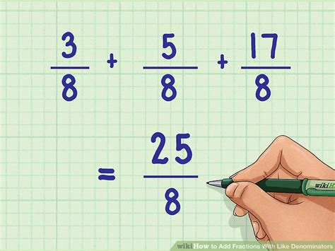 Numerators and denominators are the key ingredients that make fractions, so if you want to work with fractions, you have to know what numerators and denominators are. How to Add Fractions With Like Denominators: 15 Steps