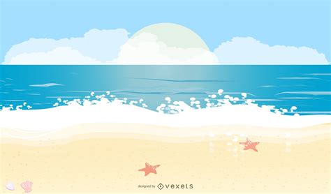 Summer Beach Holidays Vector Vector Download