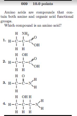 Each amino acid has at least one amine and one acid functional group as the name implies. Amino acids are compounds that contain both amine and ...