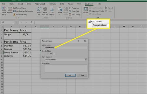 How To Create A Macro In Excel