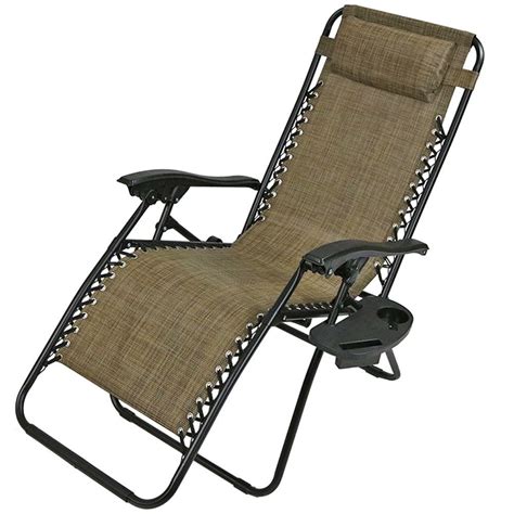 This timber ridge oversized zero gravity outdoor chair easily blends with the great outdoor space. Sunnydaze Outdoor Zero Gravity Lounge Chair with Pillow ...