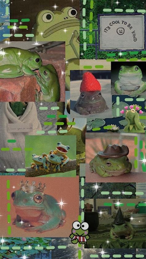 Frog Aesthetic Wallpaper Pc Aesthetic Frog Wallpapers Wallpaper Cave