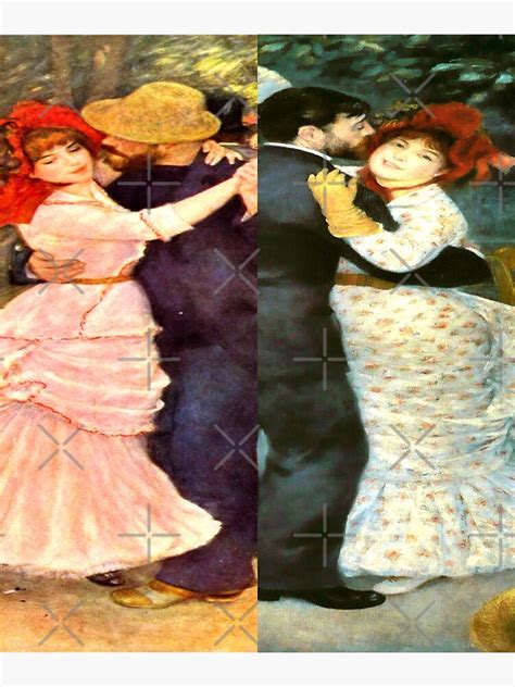 Collection Of Dancing Couples Famous Paintings Of Renoir Photographic