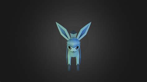 glaceon 3d model by themidnightmage [80c64fc] sketchfab