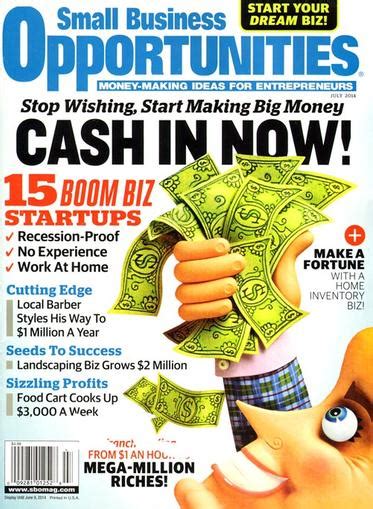 Small Business Opportunities Magazine Subscription Discount Ideas For