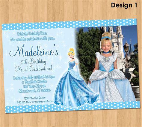 Free Printable Cinderella Birthday Invitation In 2020 Cinderella