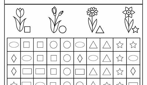 Free printable spring worksheets for preschool - fun spring activities