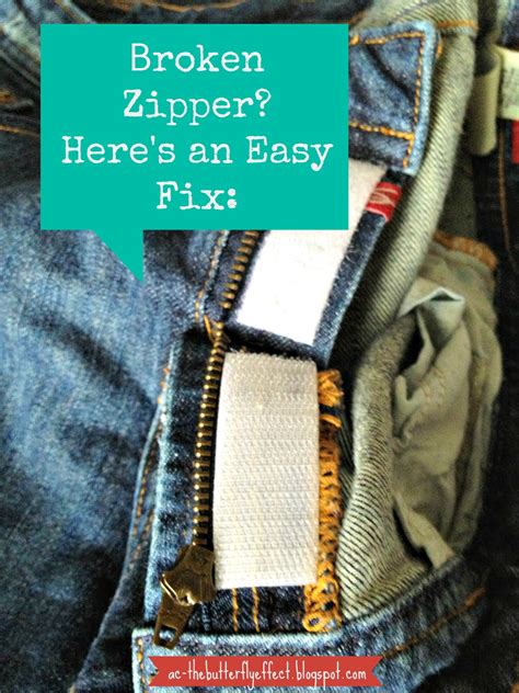 the butterfly effect fixing broken zippers the lazy girl s guide