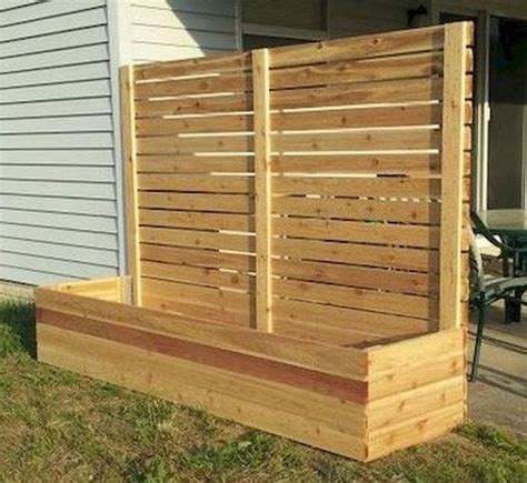 Simple Backyard Privacy Fence Ideas On A Budget 34 Raised Planter