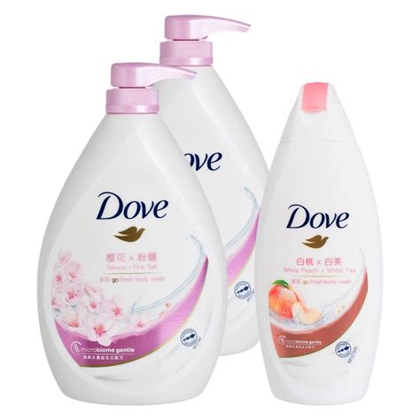 Dove Sakura Body Wash Free White Peach Body Wash Bundle 士多 Ztore