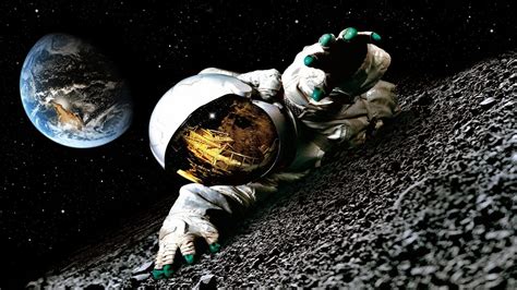 Astronaut Earth Moon Hd Wallpapers Desktop And Mobile Images And Photos