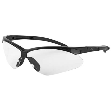 walkers gwpsglclr shooting glasses crosshair polycarbonate clear lens w black frame shooters