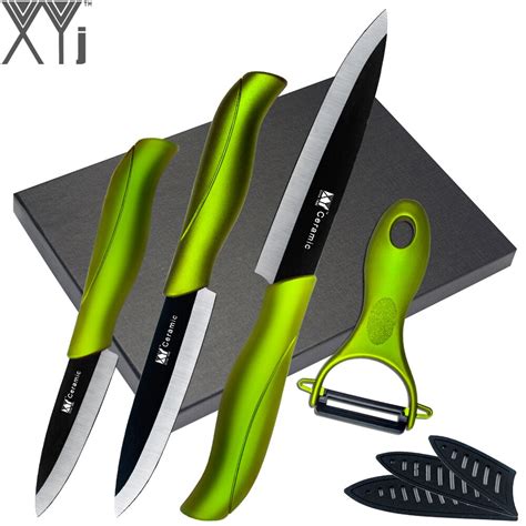High Quality Kitchen Accessories Xyj 3 4 5 Ceramic Knife Set Black