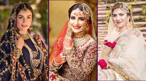 Top 10 Bridal Dresses Worn By Pakistani Celebrities Pictures Lens