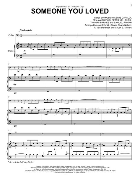 Lewis Capaldi Someone You Loved Free Piano Sheet Music Patchloced