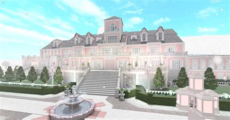 How To Build A Pink Mansion In Bloxburg