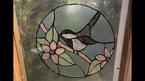 Faux Stained Glass Art Tutorial Youtube