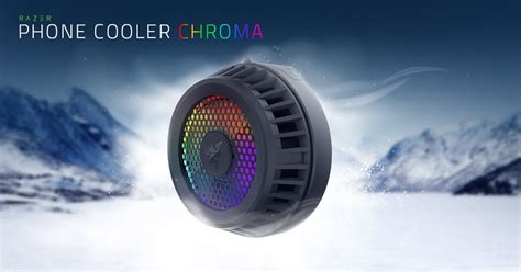 Razer Phone Cooler Chroma Smartphone Cooling Fan With Razer Chroma Rgb