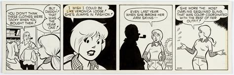 Dan Decarlo Archies Daily Comic Strip Betty Cooper Original Art Lot 14039 Heritage Auctions