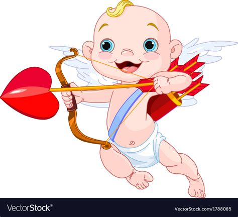 Valentines Day Cupid Royalty Free Vector Image