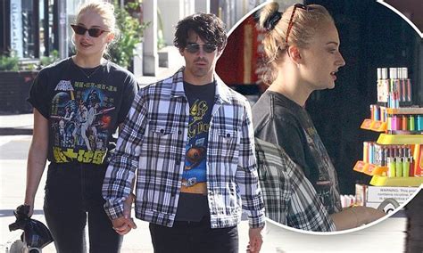 Sophie Turner And Joe Jonas Stroll Hand In Hand Before Stopping By West