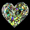 Hearts | Crystals, Crystal heart, Diamond heart
