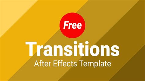 Free After Effects Template - Transitions 01 #Aftereffectstemplate