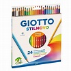Lapices Giotto X 24 Colores Stilnovo Caja De Carton